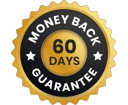 60 Days Money Back Guarantee Badge